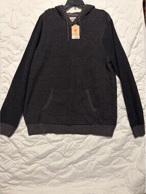 Urban Pipeline Men's XXL Charcoal Knit Hoodie Sweater nwt